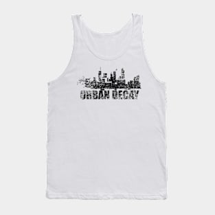 Grunge Urban Decay Contemporary Design Tank Top